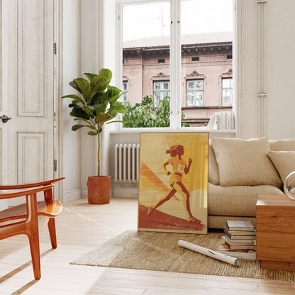 Dynamic Running Spirit Poster