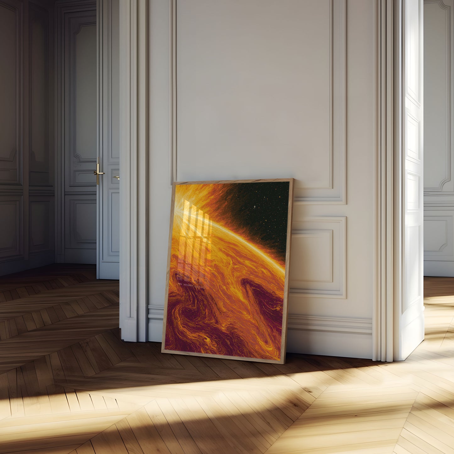 Sun's Fiery Surface Poster