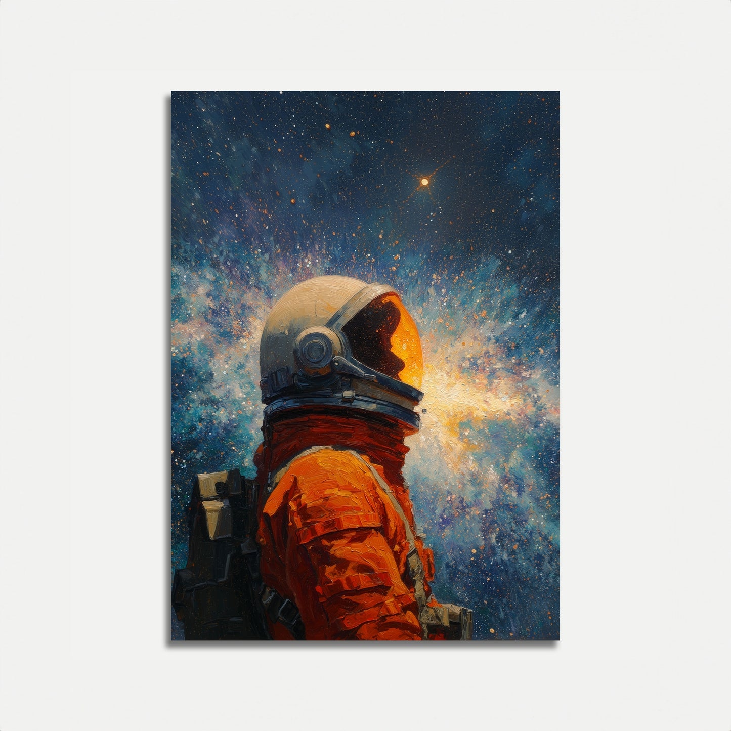 Cosmic Solitude Astronaut Poster