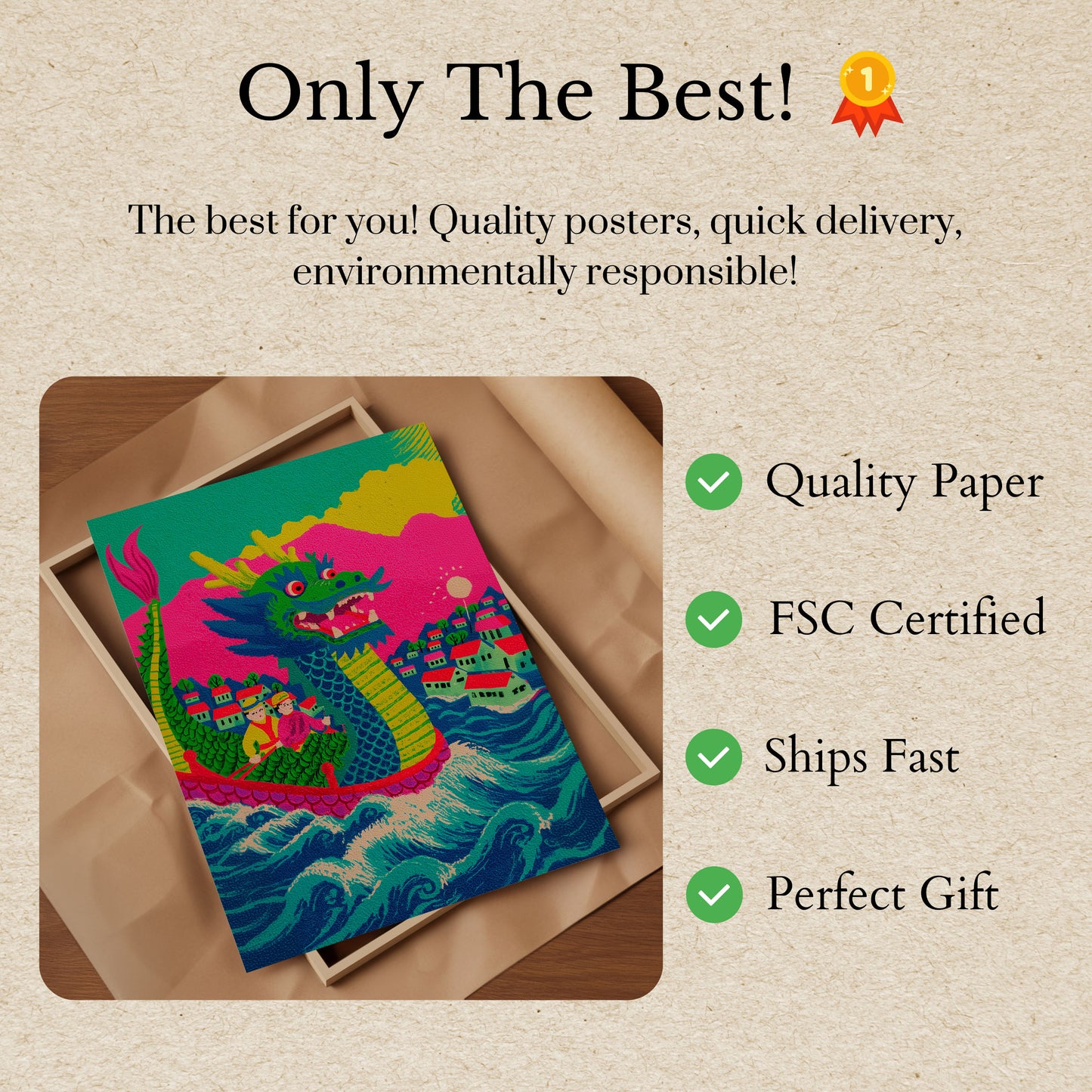 Póster de la Leyenda del Festival del Bote de Dragón