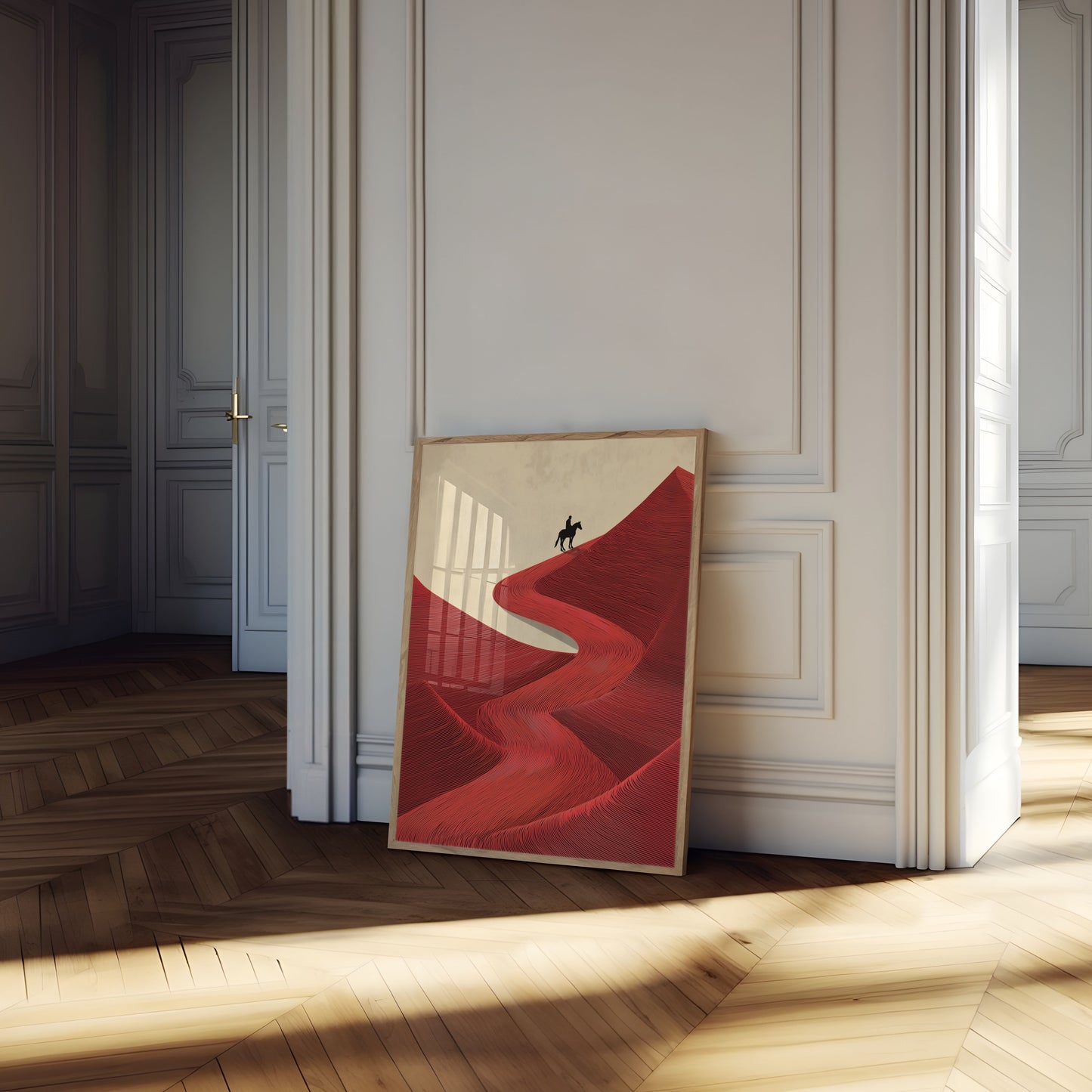 Red Desert Rider Poster