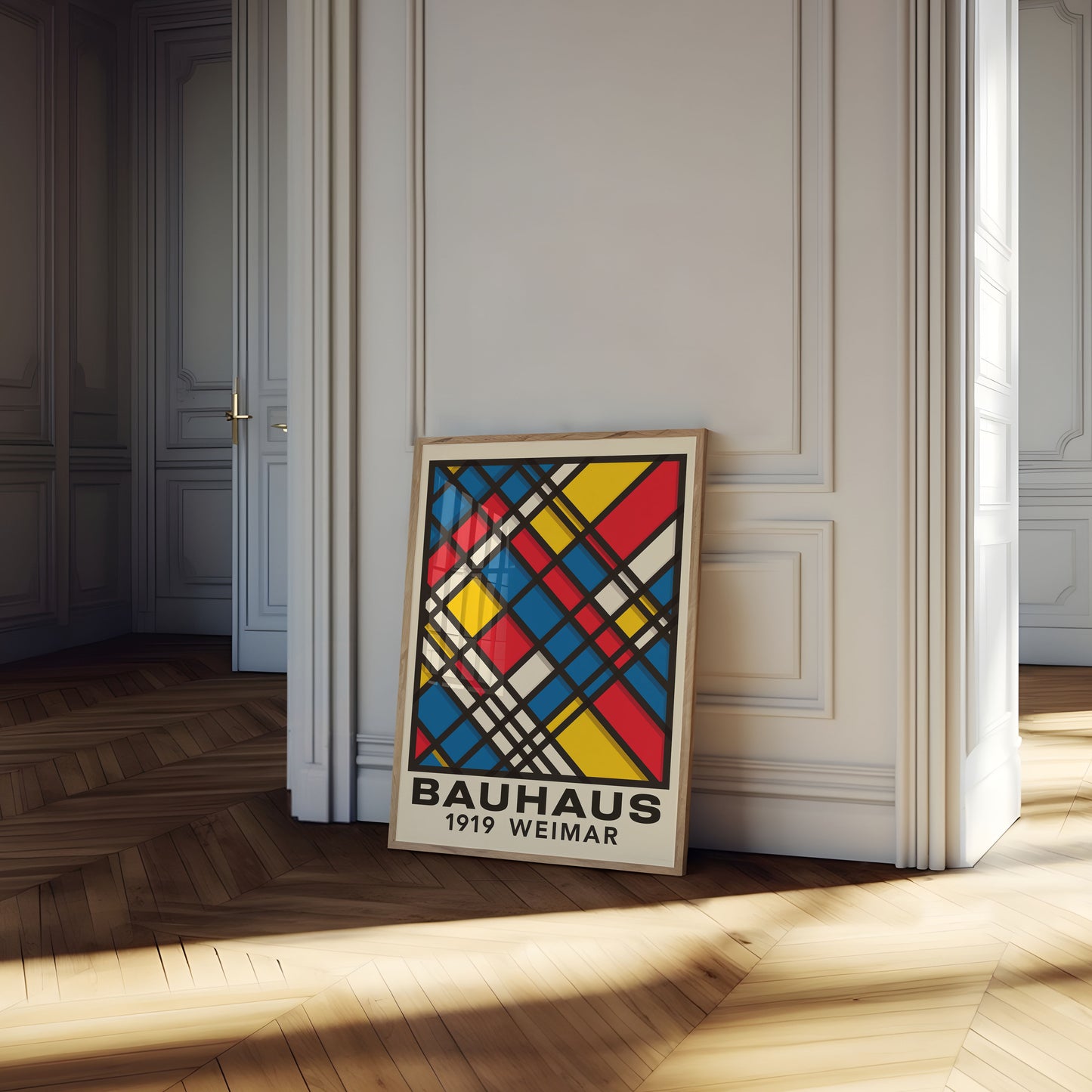 Bauhaus Geometric Abstract Poster