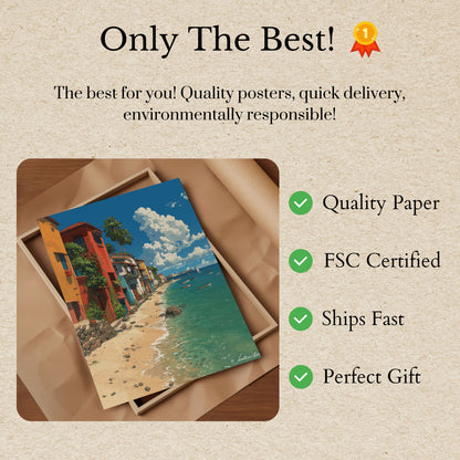 Coastal Mediterranean Dream Poster