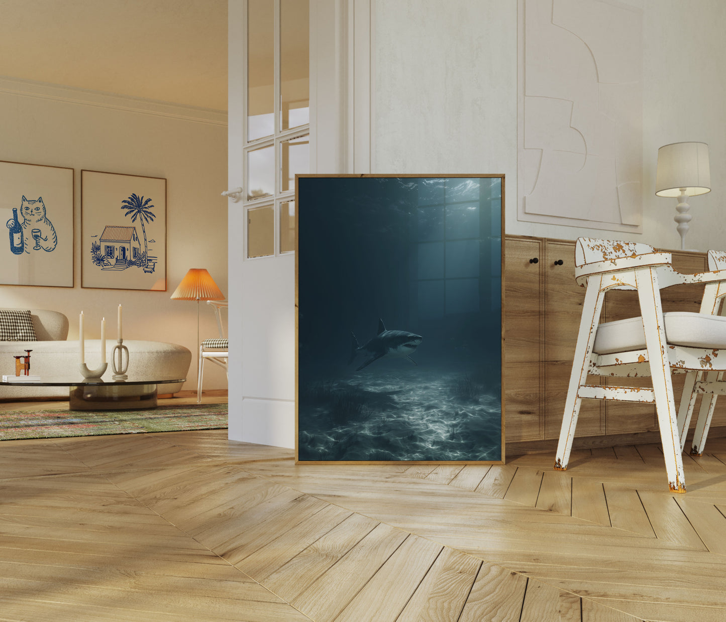 Dark Ocean Predator Poster