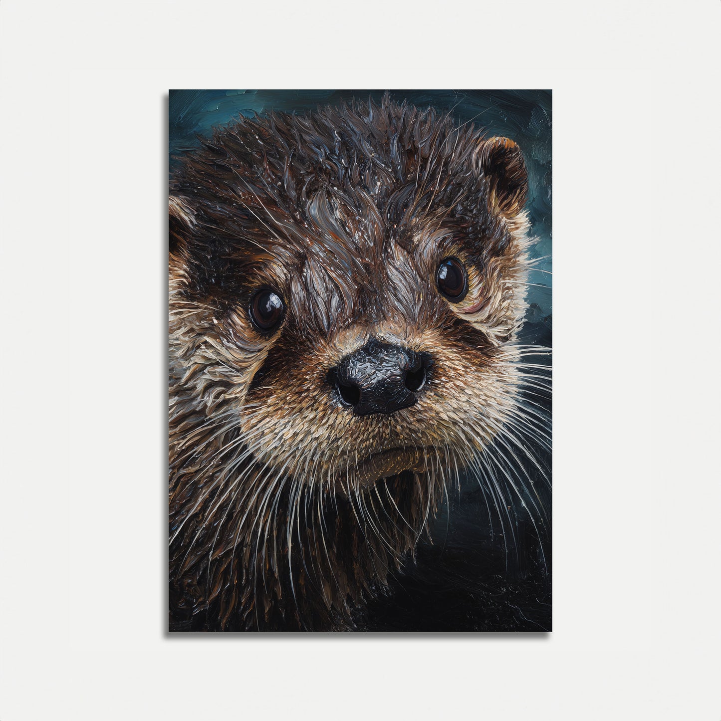 Póster de Vida Silvestre Retrato de Nutria
