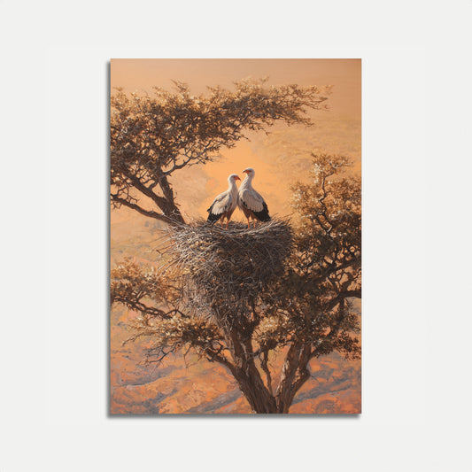 Örnar i Sitt Bo Affisch