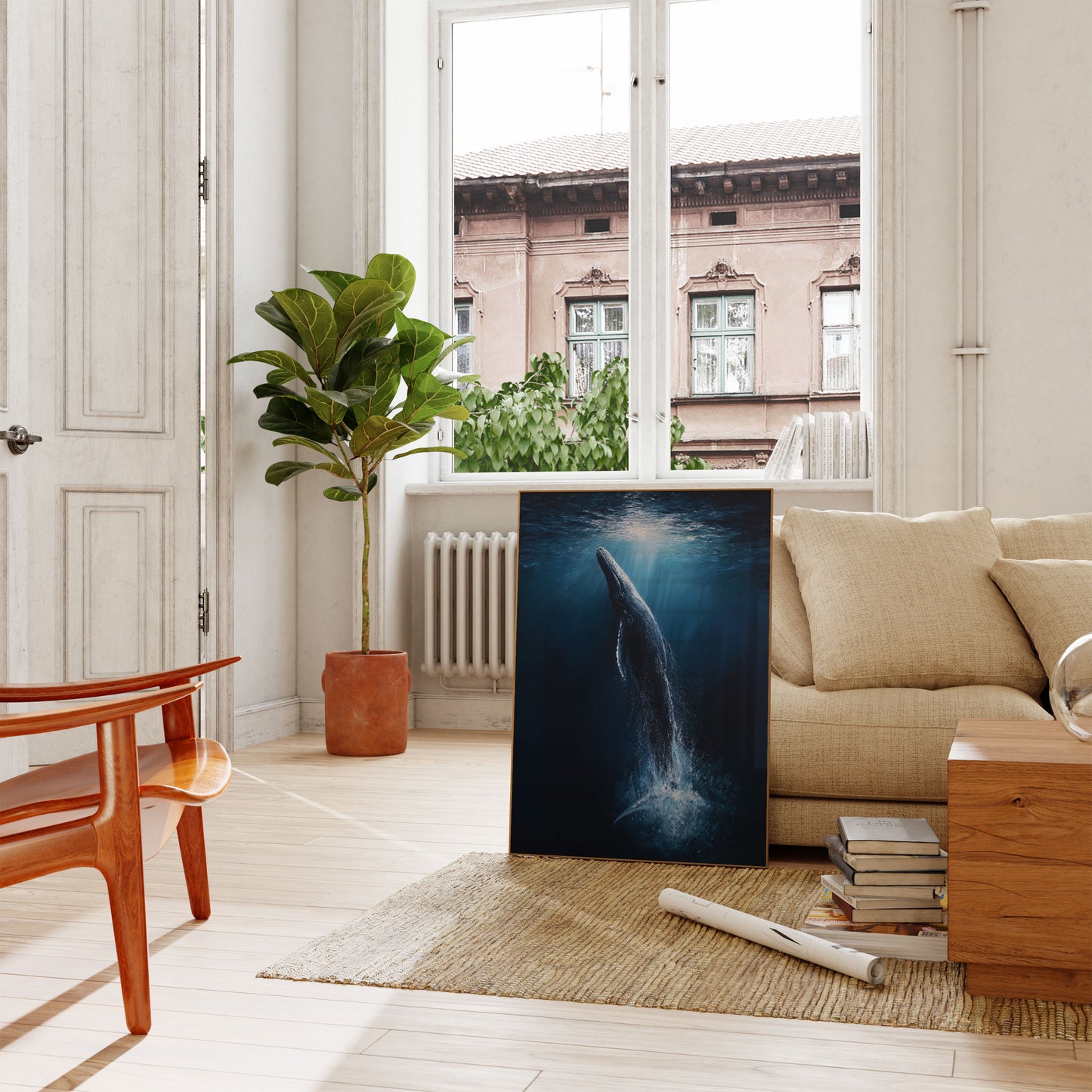 Humpback Whale Ascending Poster