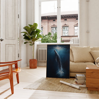 Humpback Whale Ascending Poster