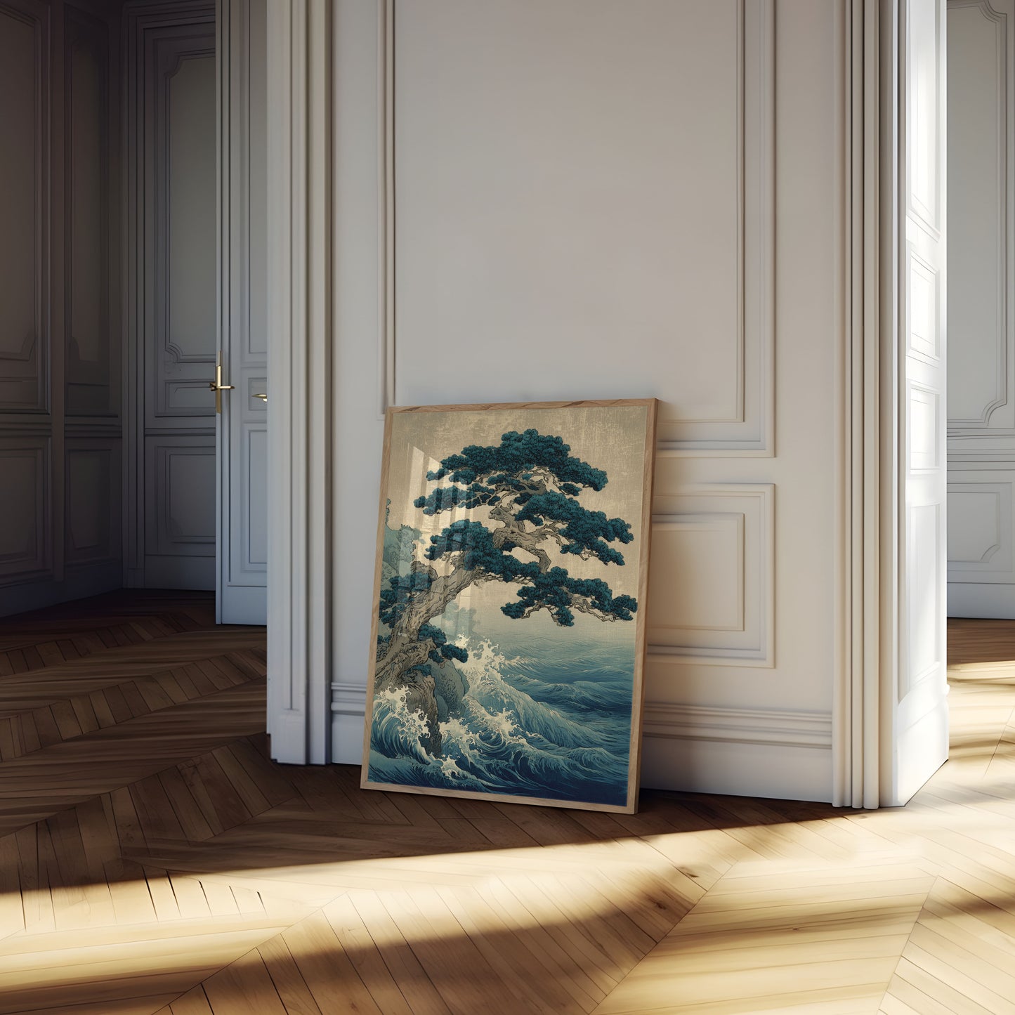 Ancient Pine Tree Ocean Poster