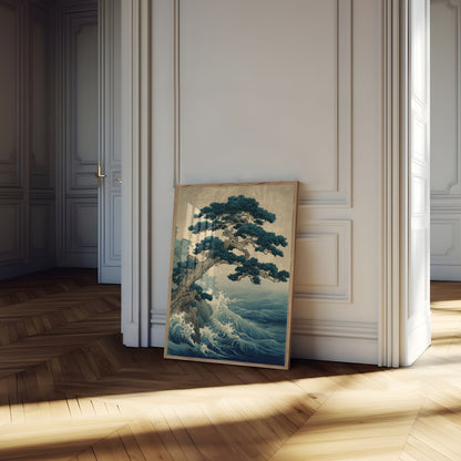 Ancient Pine Tree Ocean Poster