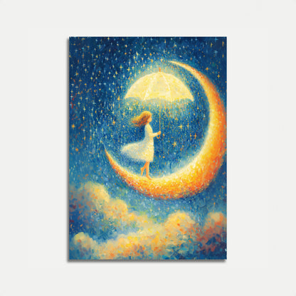 Starry Moon Dance Poster