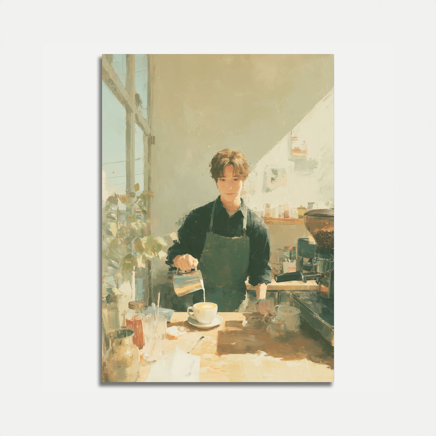 Morning Brew Artisan Coffee Poster