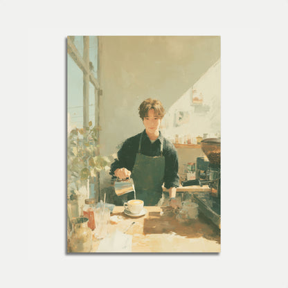 Morning Brew Artisan Coffee Poster