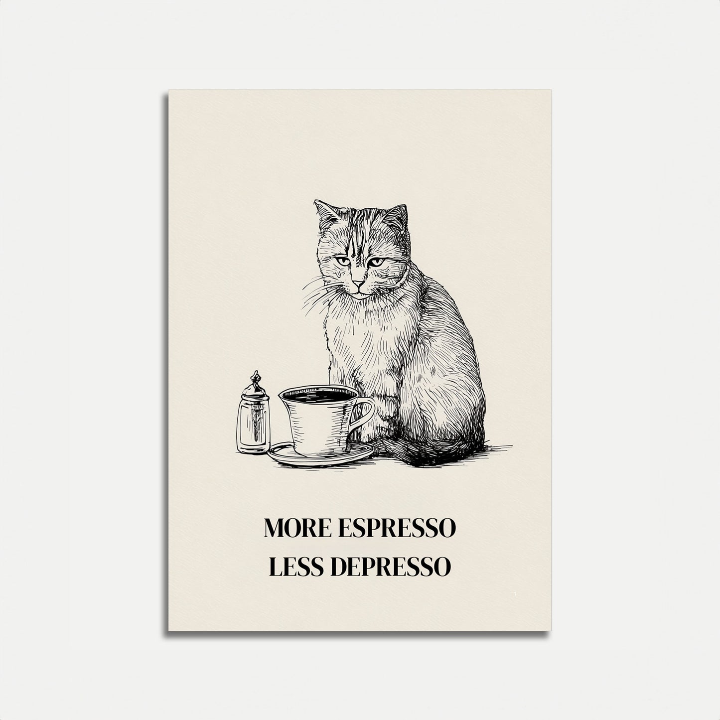More Espresso Less Depresso Poster