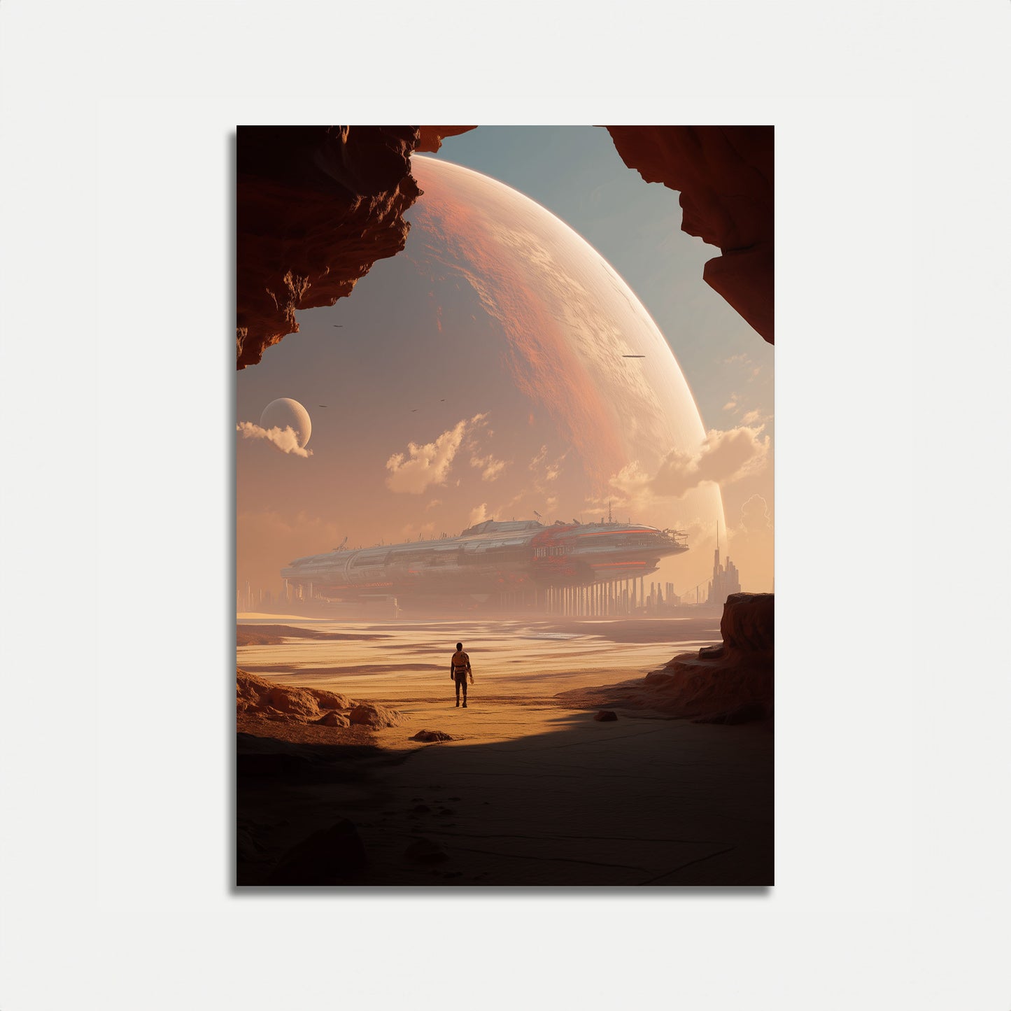 Alien World Exploration Poster
