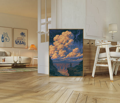Avventura nel Canyon Tempestoso - Poster