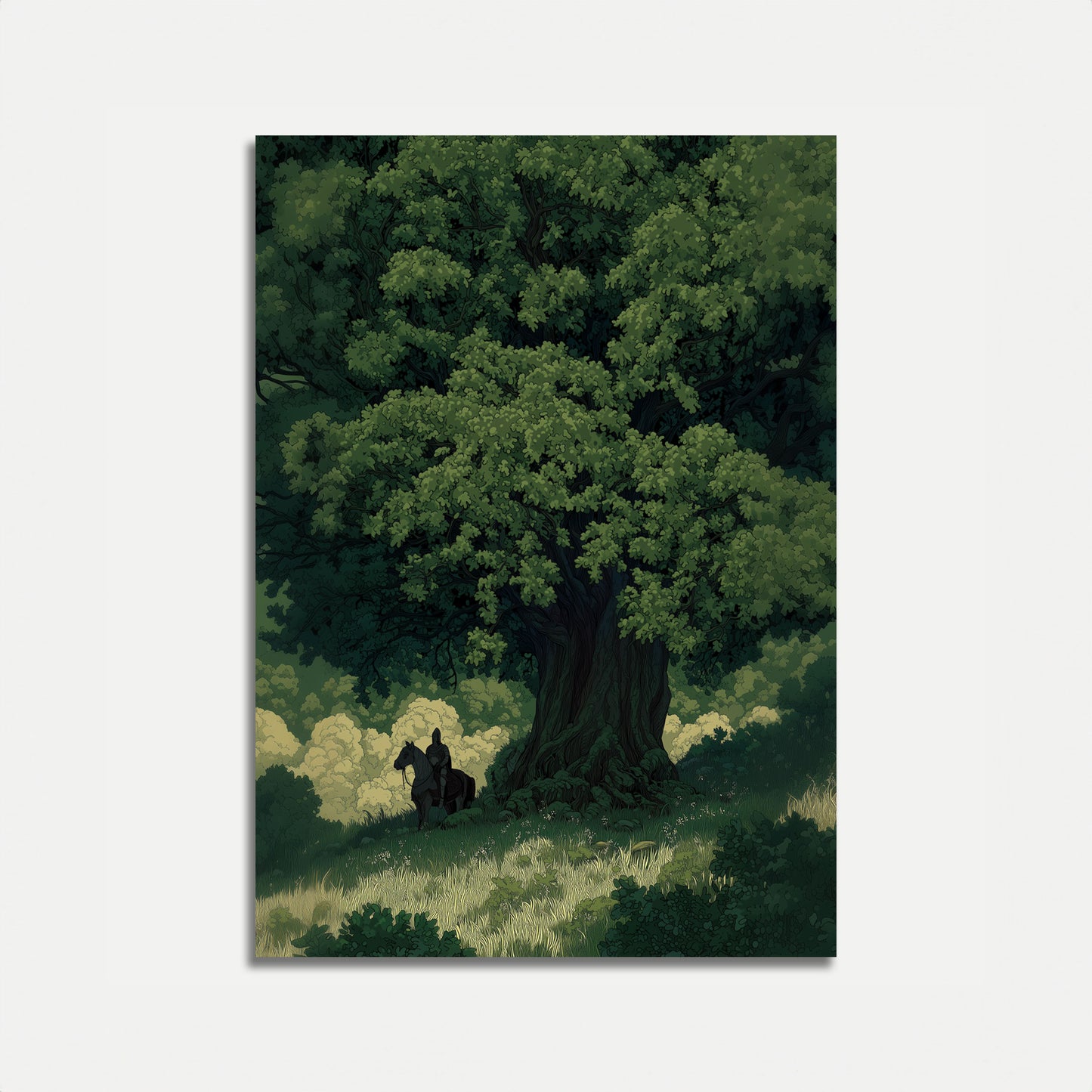 Dark Forest Guardian Poster