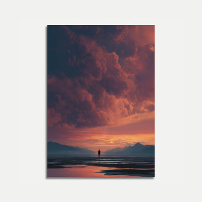 Stormy Mountain Solitude Poster