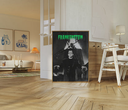 Klasyczny Plakat Potwora Frankensteina