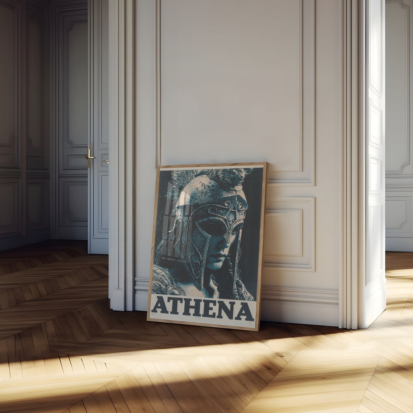 Athena Greek Goddess Warrior Poster