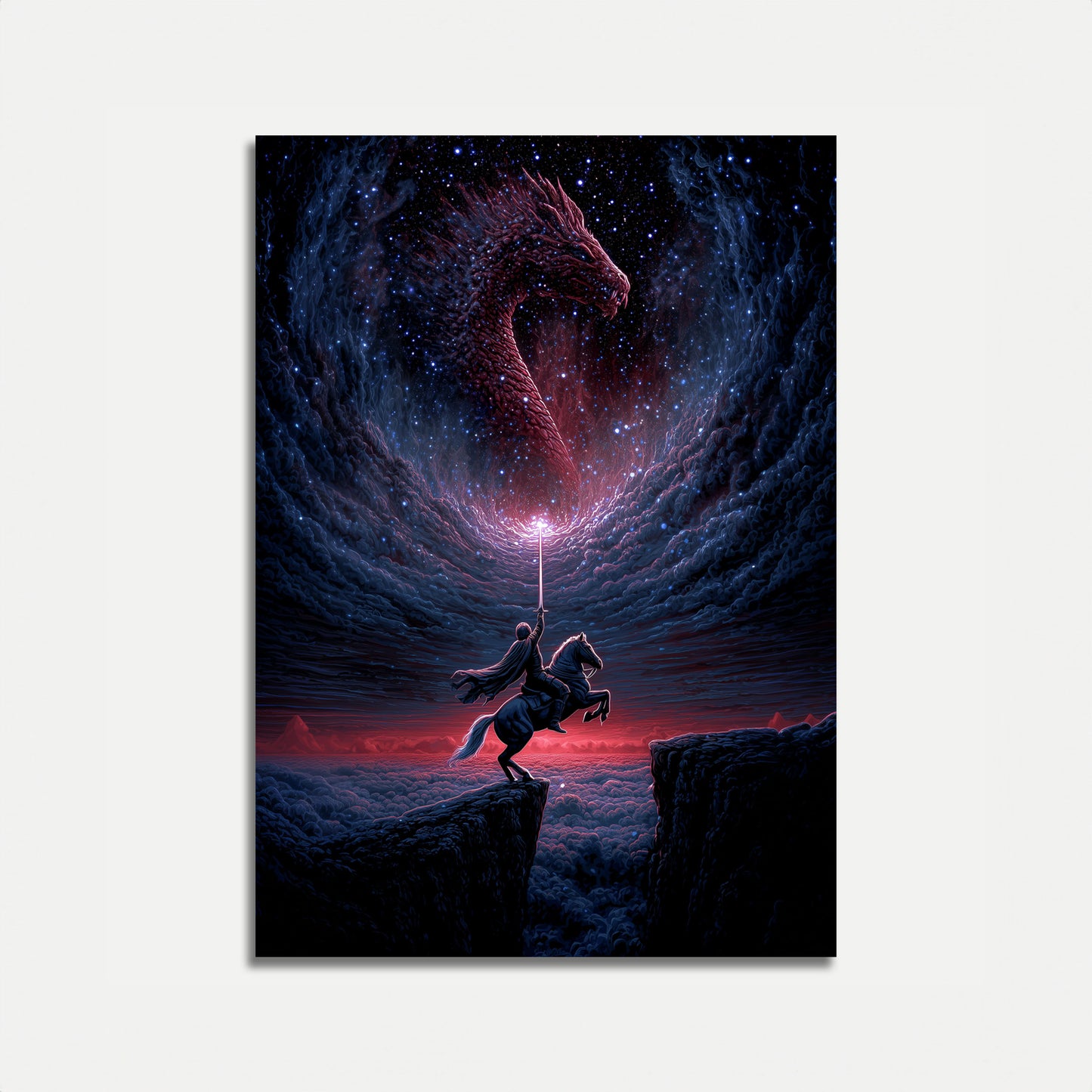 Cosmic Dragon Knight Poster