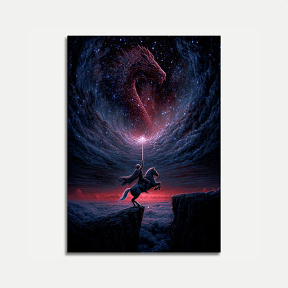 Cosmic Dragon Knight Poster