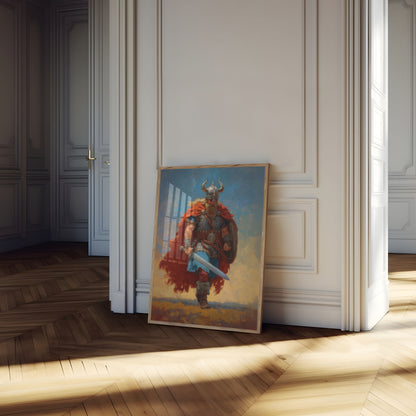 Mighty Viking Warrior Poster