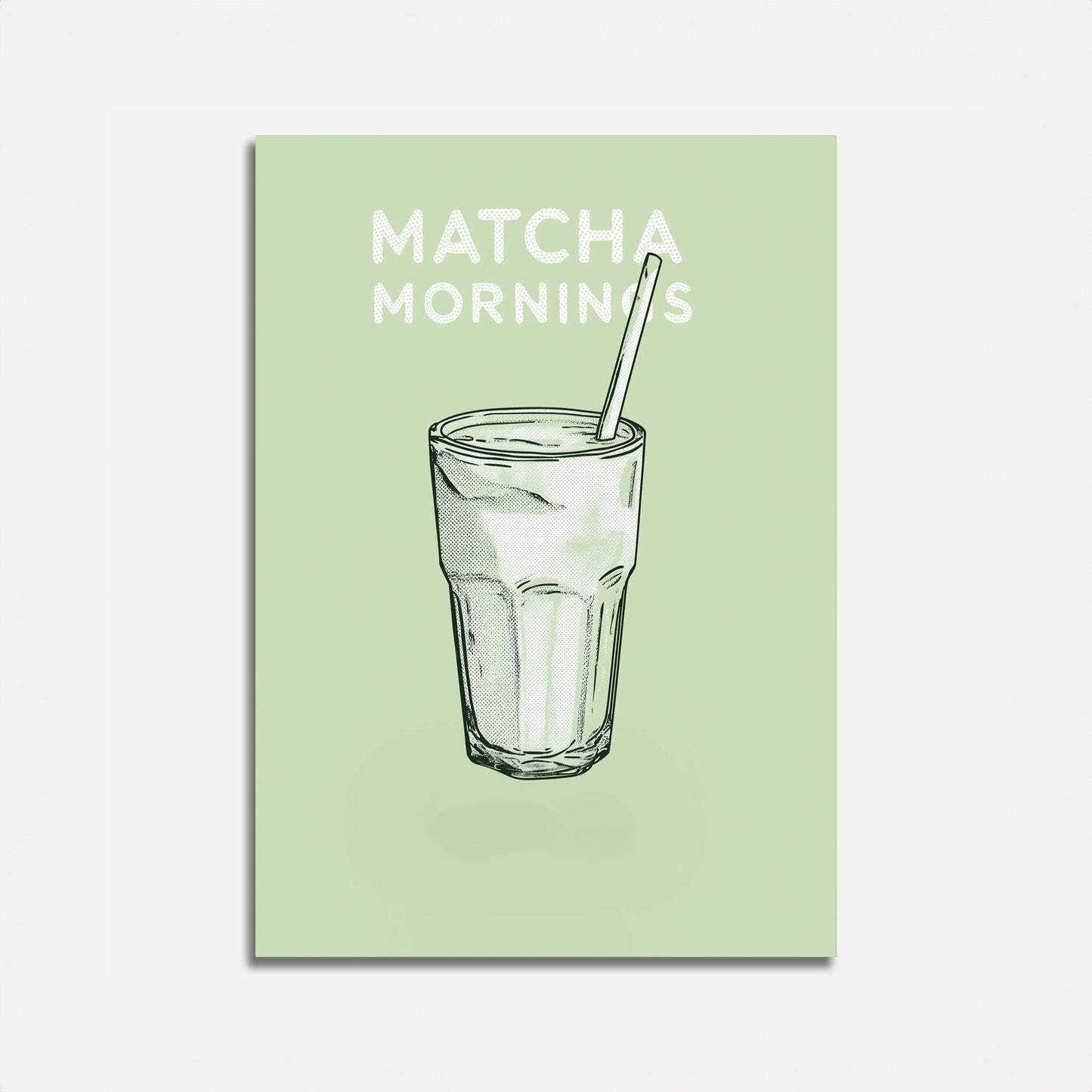 Fris Matcha Ochtend Poster