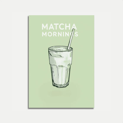 Fris Matcha Ochtend Poster