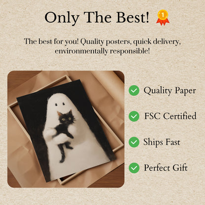 Ghostly Guardian Halloween Poster