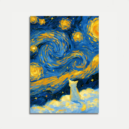 Stjerneklar Nattehimmel Plakat