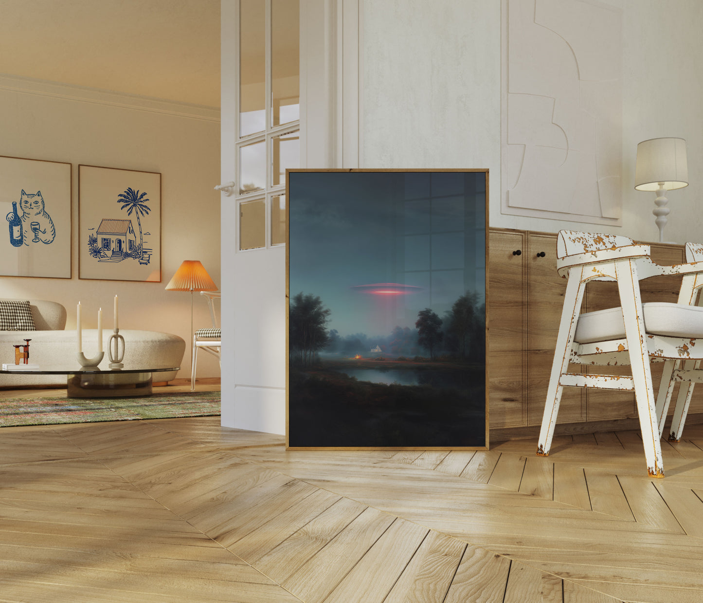 Alien Encounter Night Poster