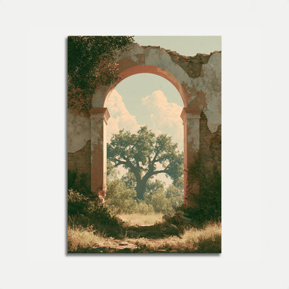 Poster: Arco verso l'Albero Antico
