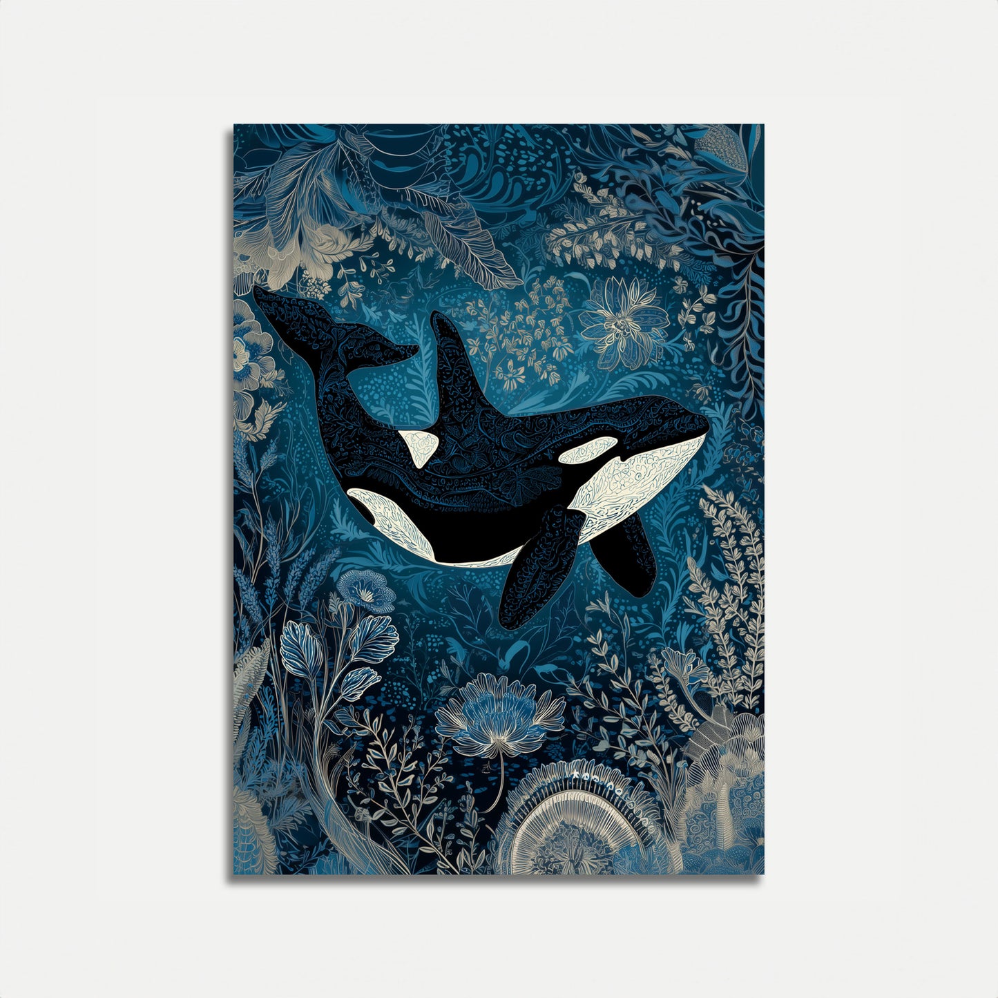 Ocean Melody Orca Poster