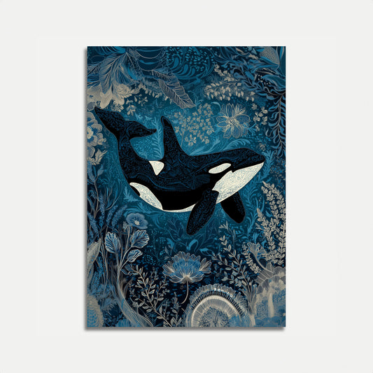 Ocean Melody Orca Poster