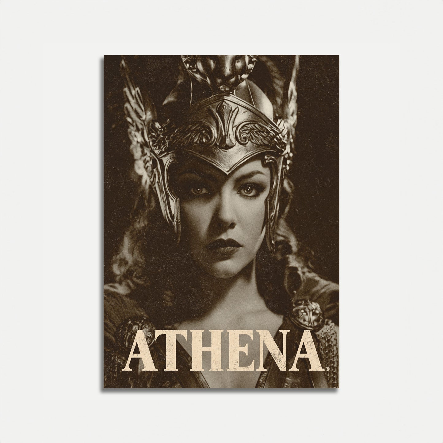 Athena Goddess Vintage Poster