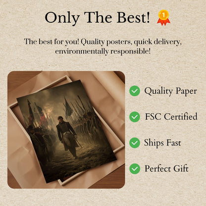 Napoleons Triumphaler Marsch Poster