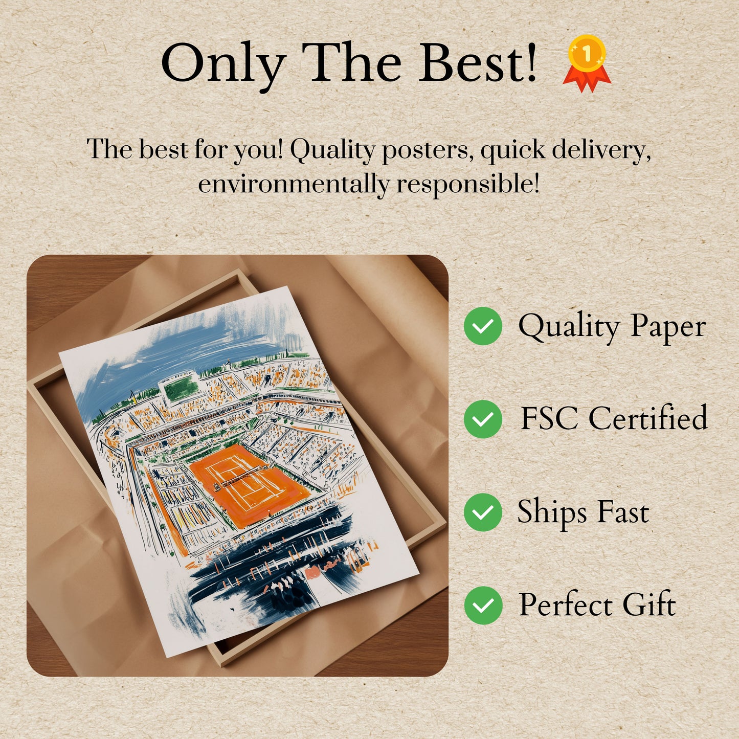 Wimbledon Center Court Sketch Poster