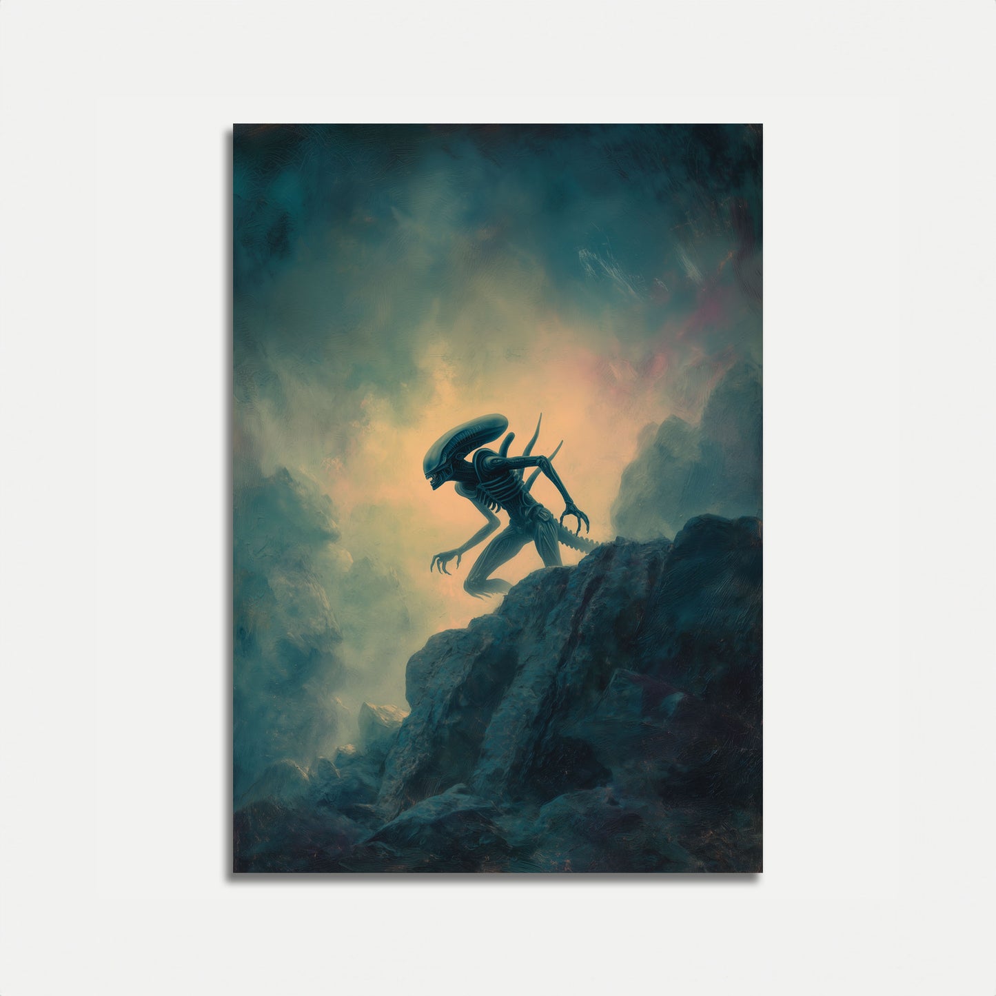 Alien Predator Landscape Poster