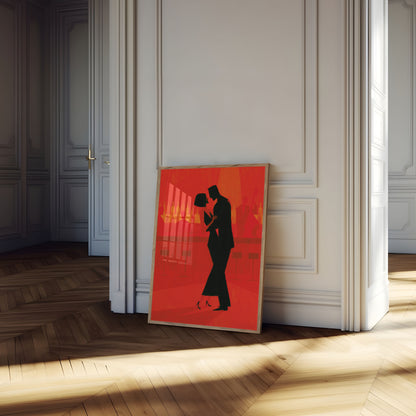 Vintage Romance in the City Poster
