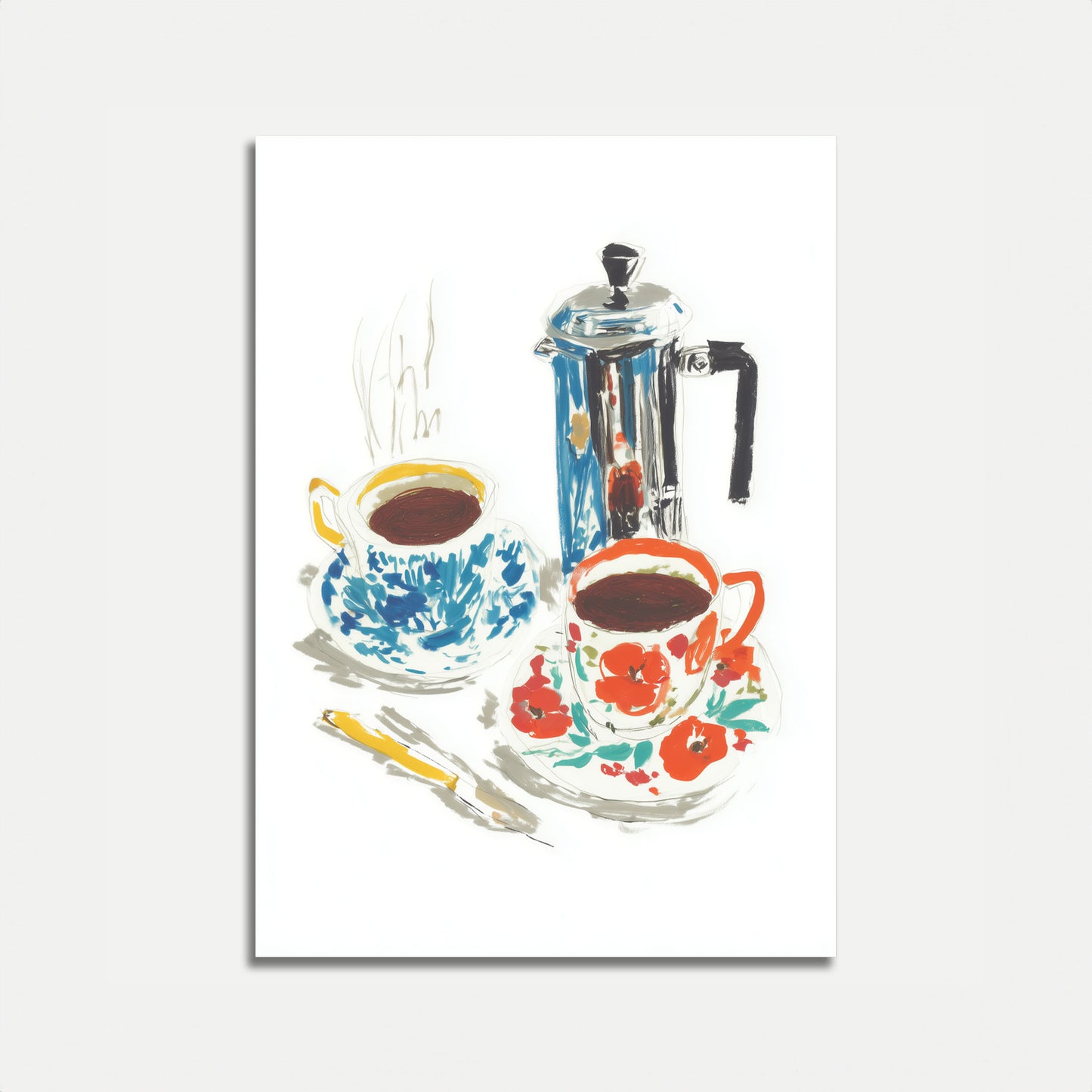 Morning Coffee Ritual Poster