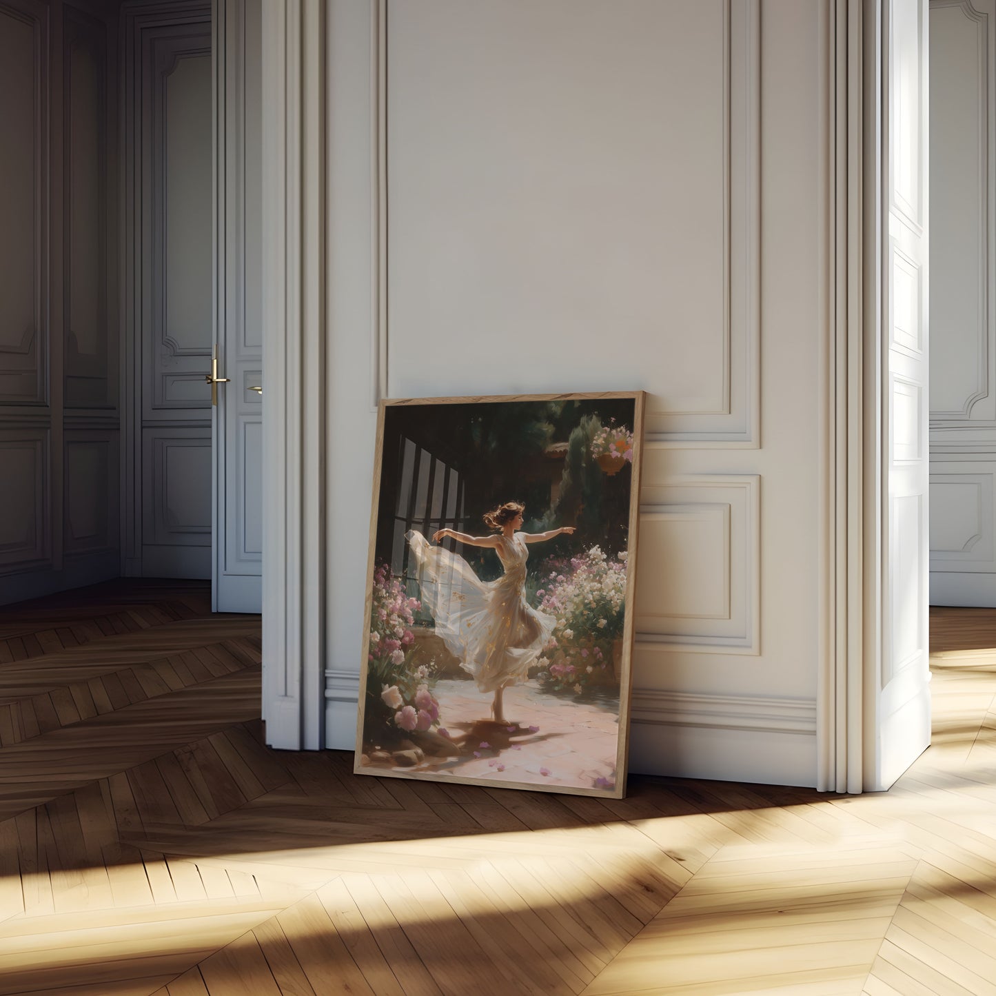 Póster de danza del ballet del jardín