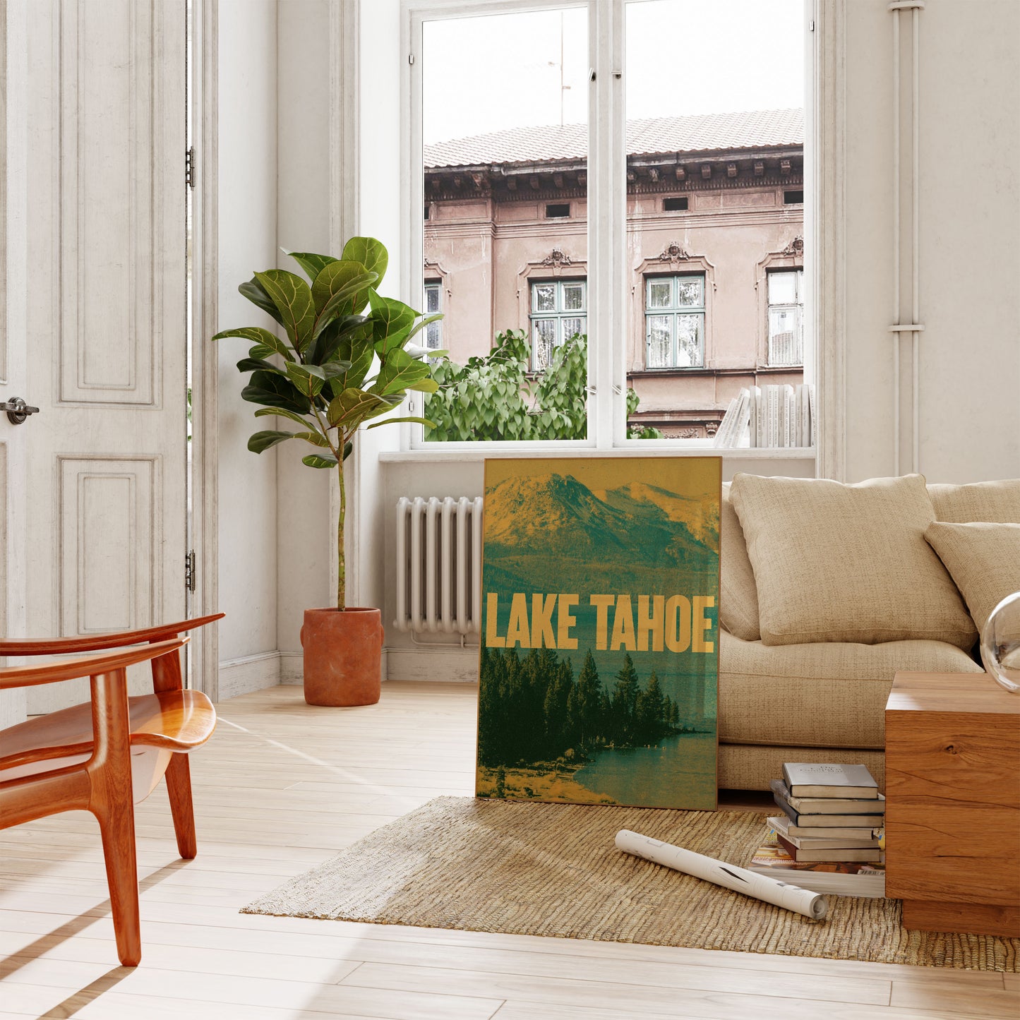 Lake Tahoe Berglandschaft Poster