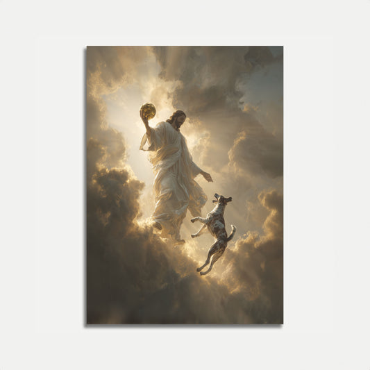 Divine Soccer Ascension Poster