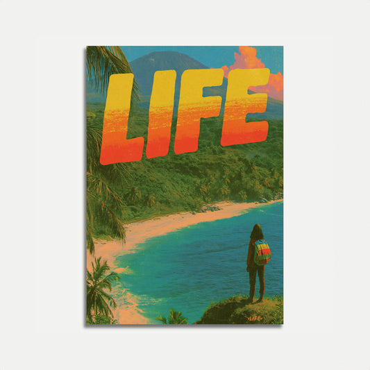 Tropical Beach Adventure Life Poster