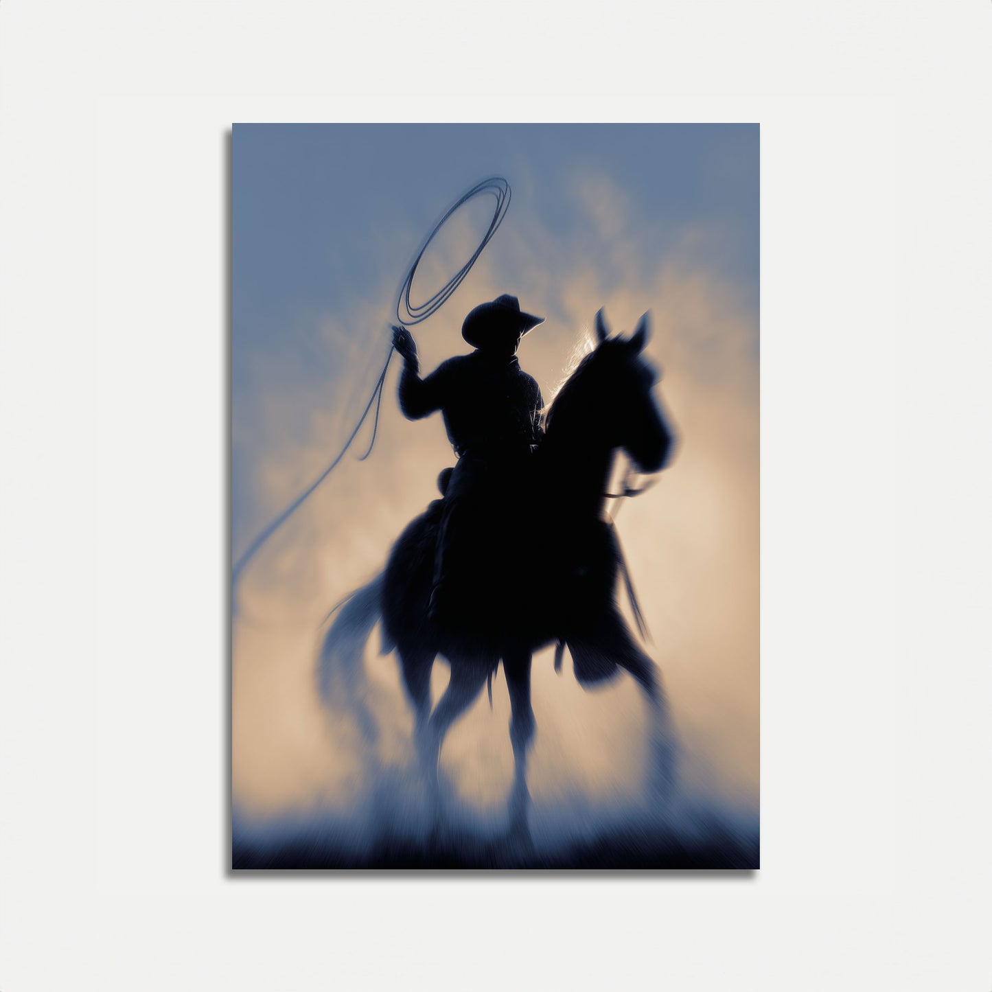 Wilder Westen Lasso-Reiter Poster