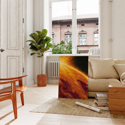 Sun's Fiery Surface Poster