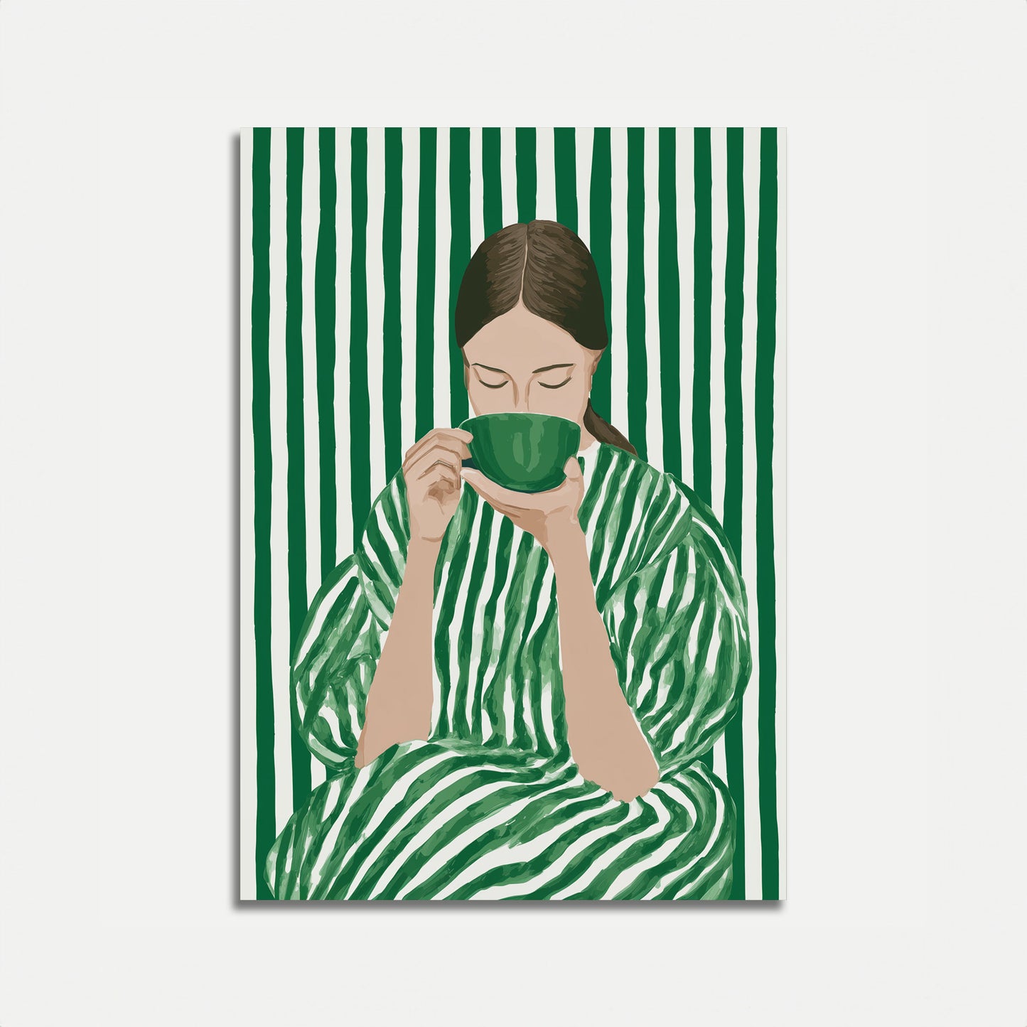 Green Tea Moment Poster