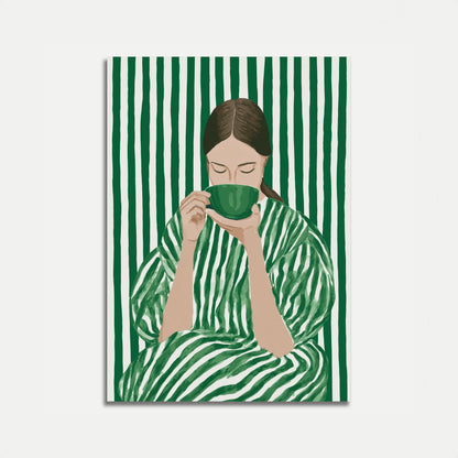 Green Tea Moment Poster
