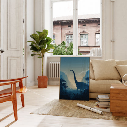 Prehistoric Landscape Dinosaur Poster